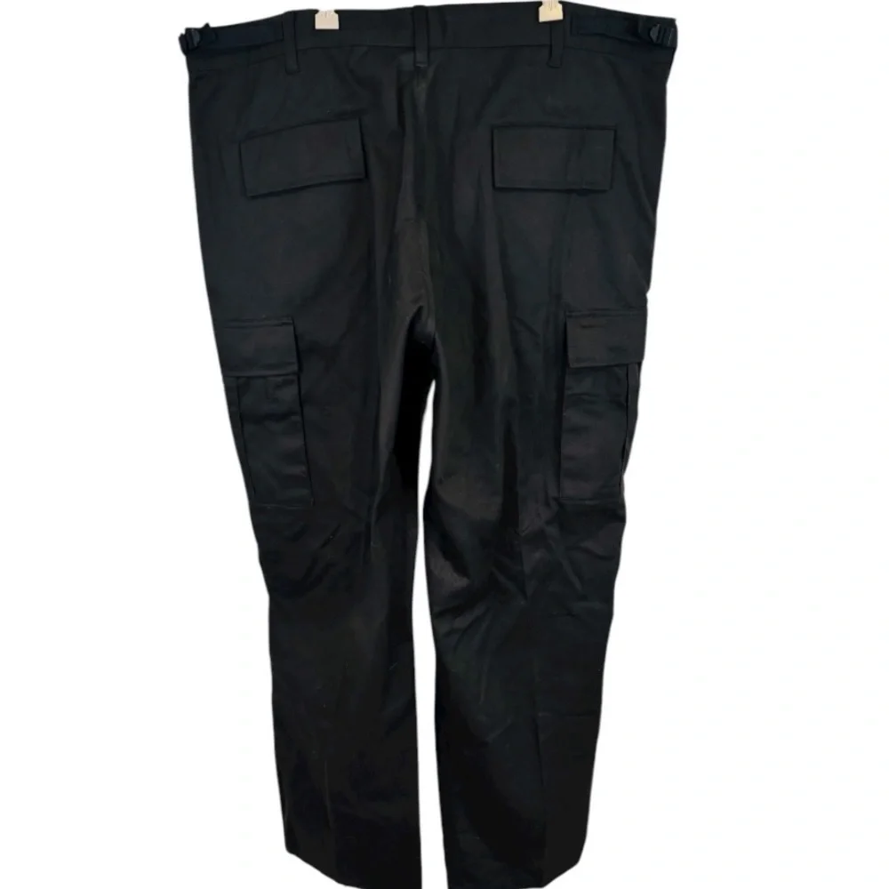 NWT Rothco Battle Dress Uniform Men’s Black Cargo Pants Size XL. 39/43
